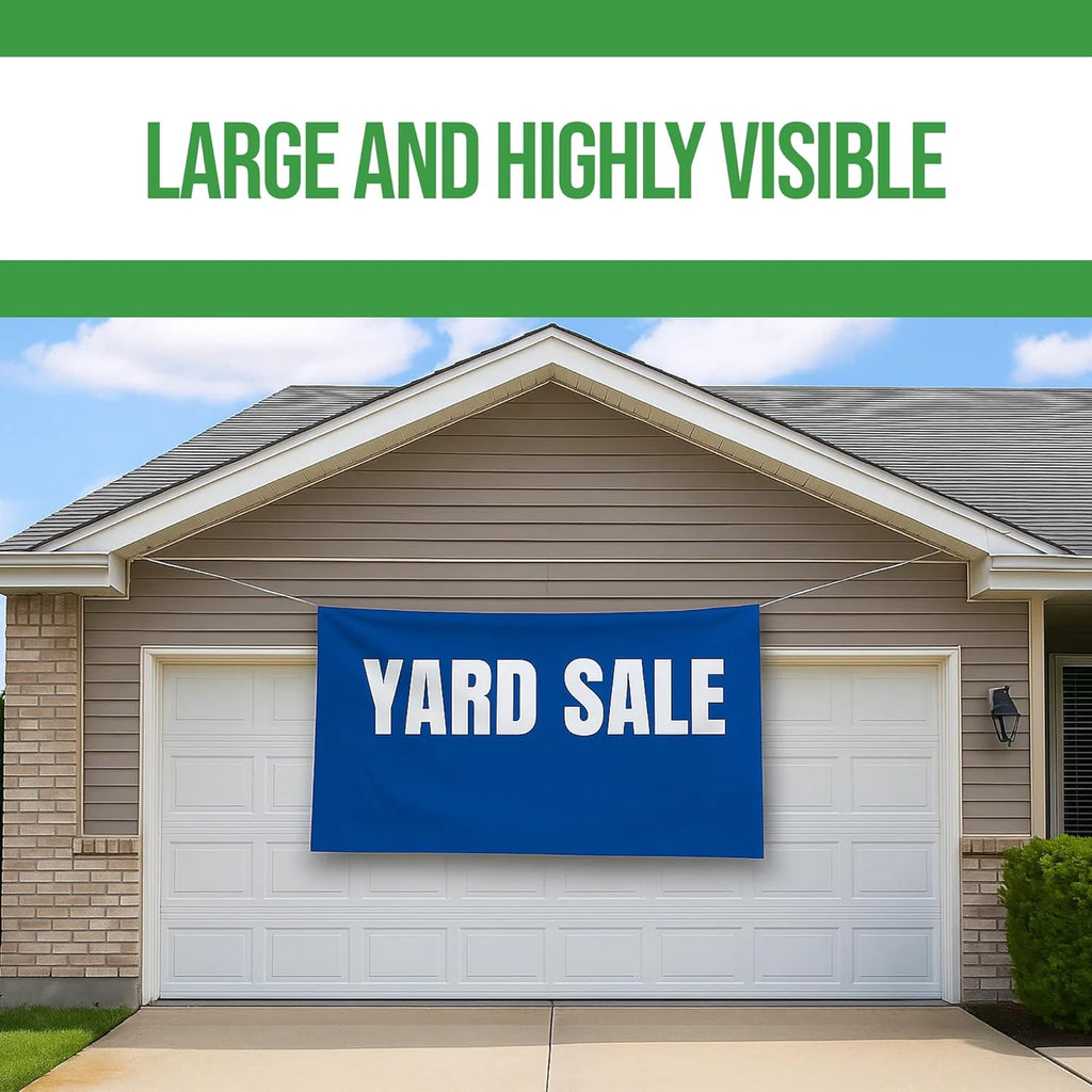 Custom Large Banner by BCB Print | Personalized Polyester Wall Hanging Banner for Outdoor Use | Add Your Image, Text, or Logo for Business, Birthdays, Graduations & Events | Made in USA | HD Print.