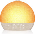 Wake Up Light Sunrise Alarm Clock, White Noise Sound Machine with 30 Soothing Sounds, Dimmable Night Lights, Sleep Aid, Snooze, Timer, Loud Alarm Clock for Heavy Sleepers Adults Kids, Ideal for Gift
