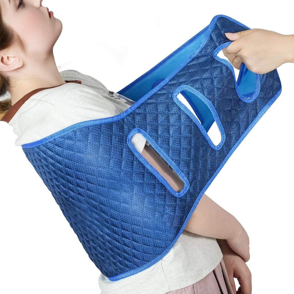 Transfer Sling with six Handles -Padded Assist Gait Belt - Heavy Duty Patient Lift with Straps -Mobility Standing and Lifting Aid for Disabled, Elderly, Injured -Safely Move from Bed and Wheelchair
