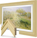 Antique White 55" Premiere Deco TV Frame - Compatible ONLY with Samsung The Frame TVs (Fits 2021-2025, LS03A, LS03B, LS03C, LS03D, LS03FA)