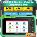 Launch X431 CRP919 EV 2026 Bidirectional Scan Tool, for Electric Vehicles New Energy Cars, All-in-One Full System Diagnostic Scanner, 43+ Reset, ECU Coding, CANFD&DOIP, FCA AutoAuth, 2Yrs Free Update
