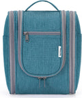 Narwey Small Hanging Travel Toiletry Bag Cosmetic Make up Organizer for Women and Men (Medium, Teal)