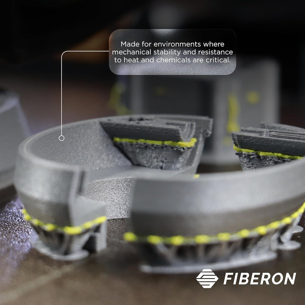 Polymaker Fiberon PPS-GF20 Filament 1.75mm 3kg Spool, Extreme Heat Resistance, Electrically Insulating, UL94 V0 Flame Retardant, Chemical Resistant, Ideal for Housings, Fixtures & Automotive Parts