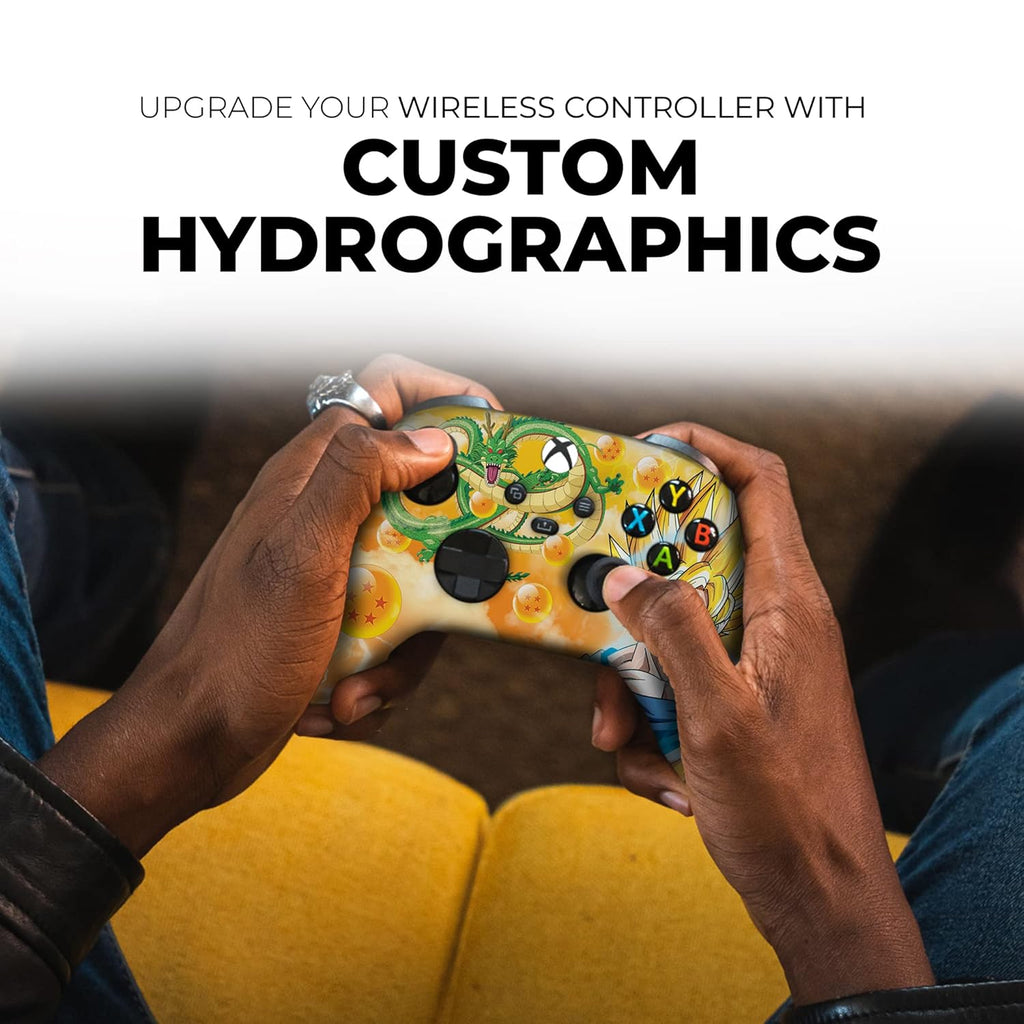 DreamController Go-Ku Custom X-box Controller Wireless compatible with X-box One/Series X/S Proudly Customized in USA with Permanent HYDRO-DIP Printing (NOT JUST A SKIN)