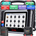 Autel Scanner MaxiCOM MK808BT PRO, 2026 Bidirectional Diagnostic Scan Tool as MK900BT, 2.0 BT Ver. of MK808S MX808S MX900 MK900, 3000+ Active Tests, 28+ Reset, Injector Coding, All Systems, FCA, OS 11