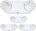 GRUENLICH LED Emergency Light, Exit Lighting Fixtures with 2 LED Bug Eye Heads and Back Up Batteries, UL 924 Qualified, 120/277 Voltage, 4-Pack