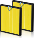 Vital 200S Pet Care Replacement Filter for LEVOIT Vital 200S and Vital 200S-P Air Purifier, True HEPA and Activated Carbon Filter, Vital 200S-RF-PA, 2 Pack, Yellow
