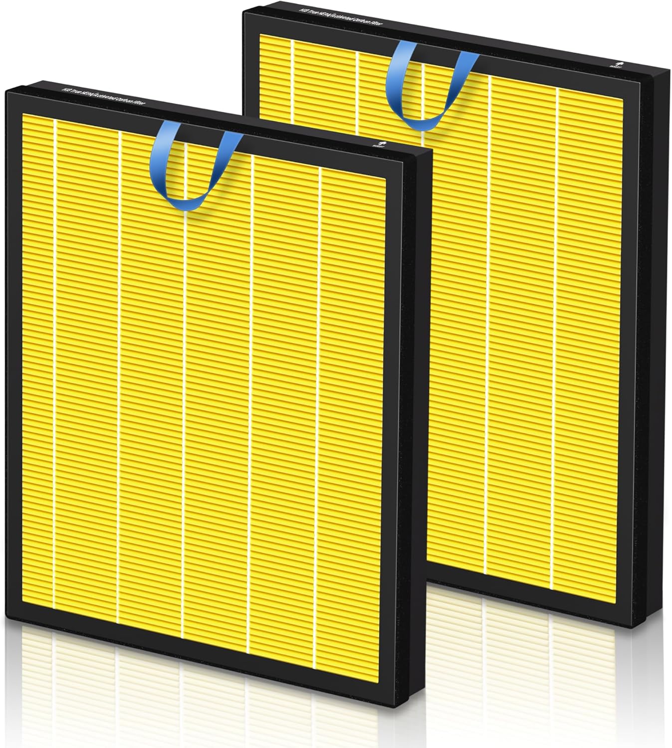 Vital 200S Pet Care Replacement Filter for LEVOIT Vital 200S and Vital 200S-P Air Purifier, True HEPA and Activated Carbon Filter, Vital 200S-RF-PA, 2 Pack, Yellow