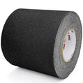 S&X Anti Slip Tape 6 Inch x 60 FT Roll, Ultimate Non-Slip Skid Grip Tape for Outdoor Stair Treads, Wooden Steps & Exterior Grips, Black, Grit 60, Waterproof, Extra-Durable, Long-Lasting Tread Strips