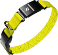 New Fi Series 3+ Smart Dog Tracker Collar [12 Month Membership Included] GPS Tracker for Dogs with Health & Behavior Monitoring, Escape Alerts, Waterproof, LED, Apple Watch Compatible -Yellow, X-Small