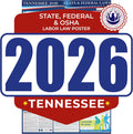 2026 Tennessee State and Federal Labor Law Poster - OSHA Workplace Compliant - Mandatory Regulations Posting for Employees - All in One Required Compliance Posting 17" x 40" - Laminated