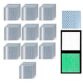 Glow in The Dark Reflective Stickers 4 inch X 4 inch for Car, High Visibility Warning Safety Reflective Strips (100 Pcs)