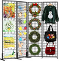 Grid Wall Panels Foldable Gridwall Panel Display Stand Art Show Display Panels for Vendor Events Craft Shows Merch Display