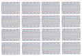 MCIGICM 16Pcs Breadboard 400 Tie Point Solderless Prototype PCB Board Protoboard for Arduino DIY
