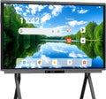 Shiarffe R9 Smart Board 4K Interactive Whiteboard EDLA-Certified All-in-One Touchscreen Digital Display Built-in 50MP AI Camera Mics and 60W Speaker for Classrom Hybrid Work