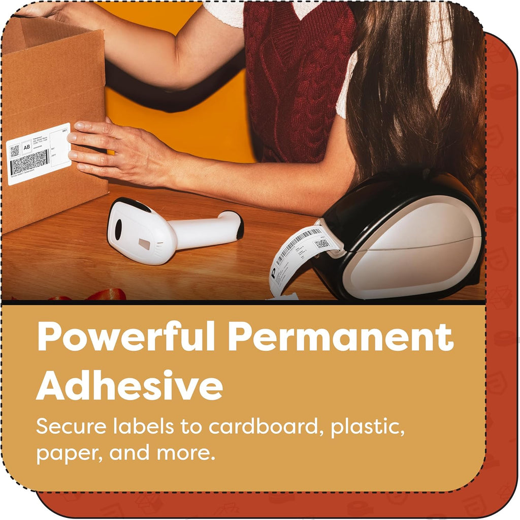 Aegis Adhesives - 4" X 6" Replacement for DYMO 1744907 (8 Rolls/1760 Labels) Direct Thermal Shipping Labels - Compatible with LabelWriter 4XL Desktop Printers (NOT Compatible with 5XL)