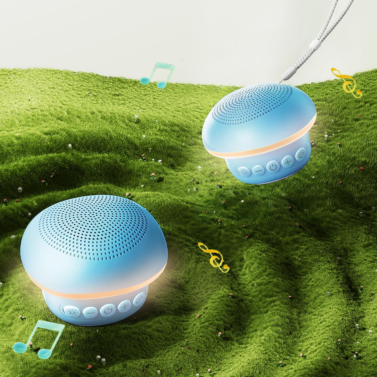 Portable White Noise Sound Machine for Baby, Kids & Adults, 20 Non-Looping Sounds, 48H Playtime, 30 Level Volume, Memory, 3 Timers & Night Light, Sound Therapy for Sleep, Home, Travel, Office, Gift