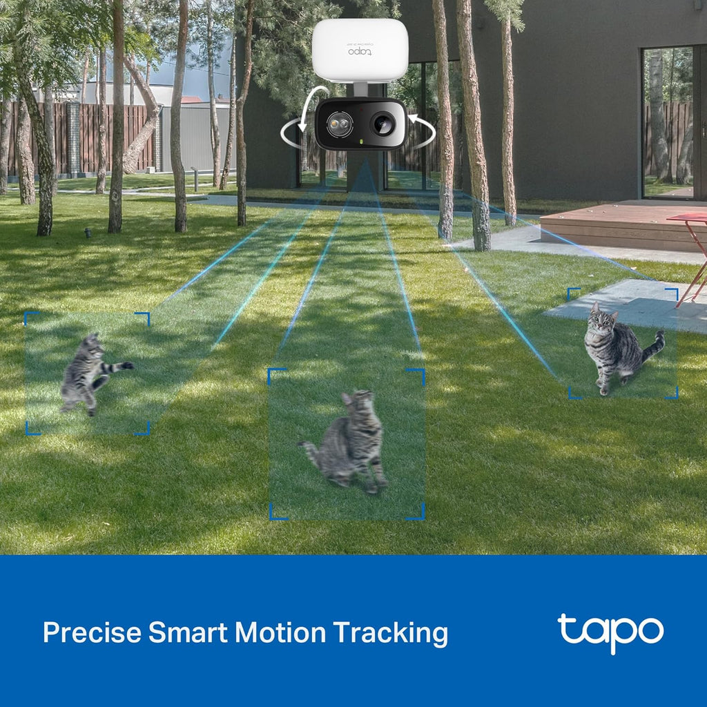 Tapo 2K 3MP Pan/Tilt Indoor/Outdoor Security Camera - Free Person/Baby Cry Detect & Track, 360° View, Color Night Vision, SD/Cloud Storage, Works w/Alexa & Google Assistant, HybridCam 360 (2-Pack)