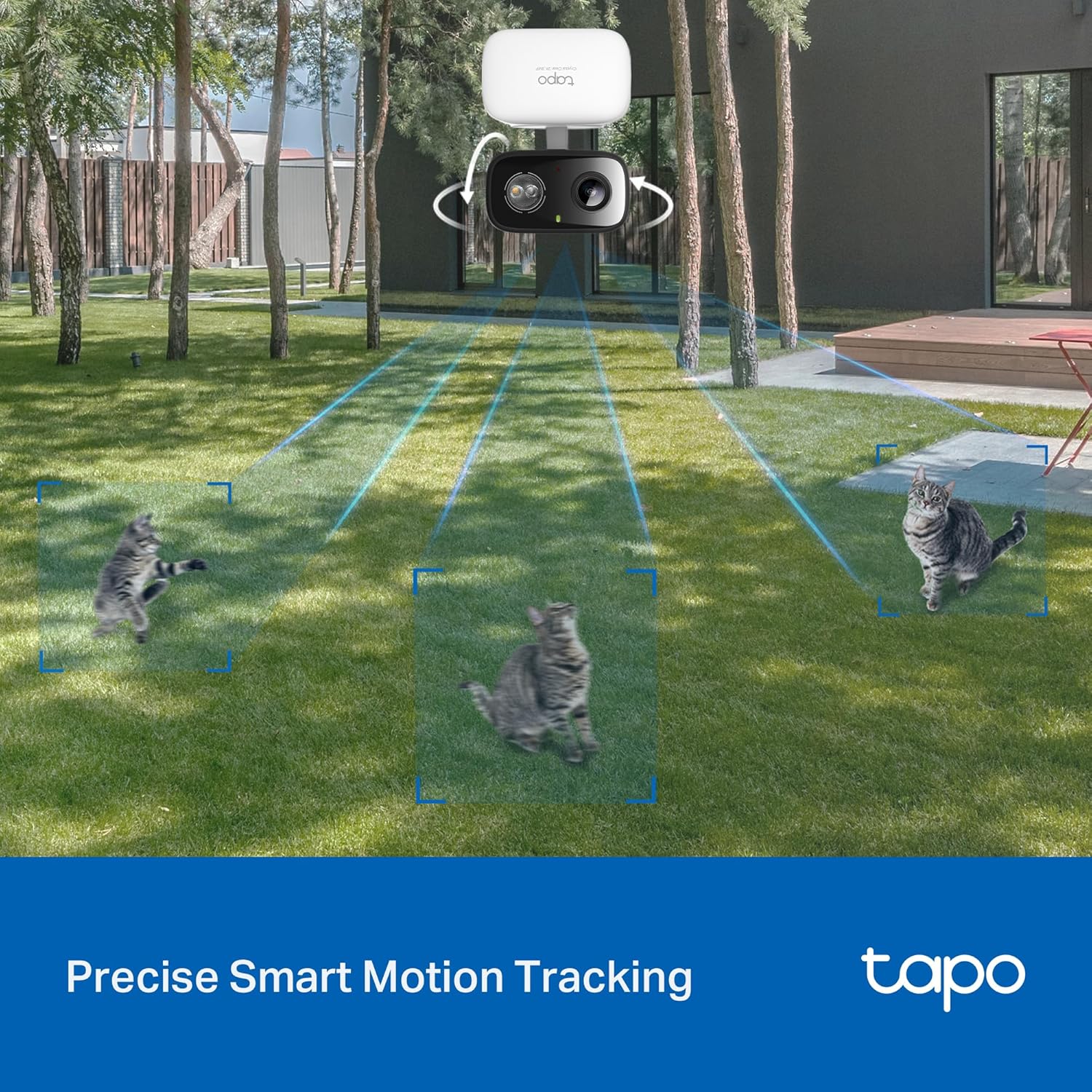 Tapo 2K 3MP Pan/Tilt Indoor/Outdoor Security Camera - Free Person/Baby Cry Detect & Track, 360° View, Color Night Vision, SD/Cloud Storage, Works w/Alexa & Google Assistant, HybridCam 360 (2-Pack)