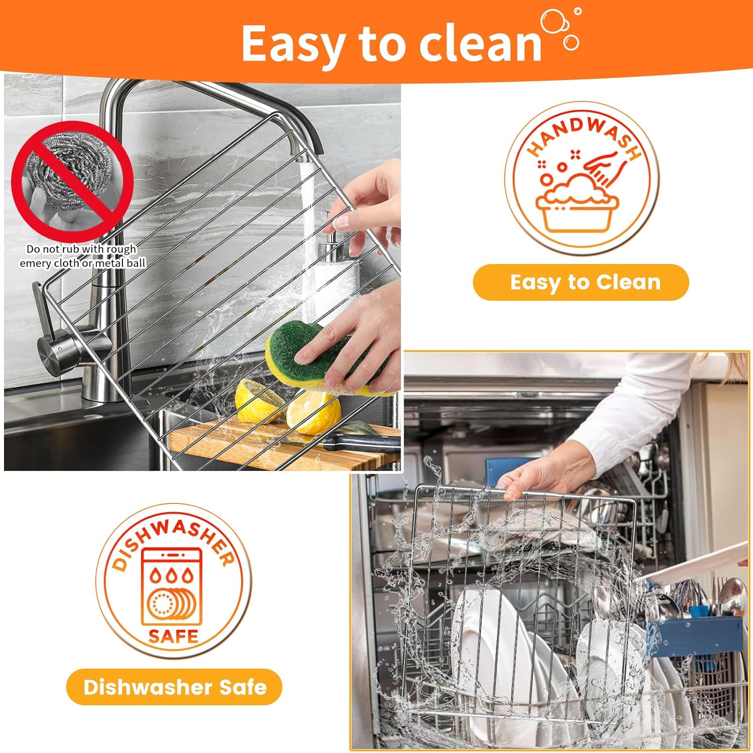 Wire Rack for Ninja DCT451 12 in 1 Smart Double Oven, 13''×12.4'' Stainless Steel Toaster Oven Replacement Parts Accessories Dehydrator Grill Rack for DCT601 DCT651 DCT401 DCT402BK Double Oven