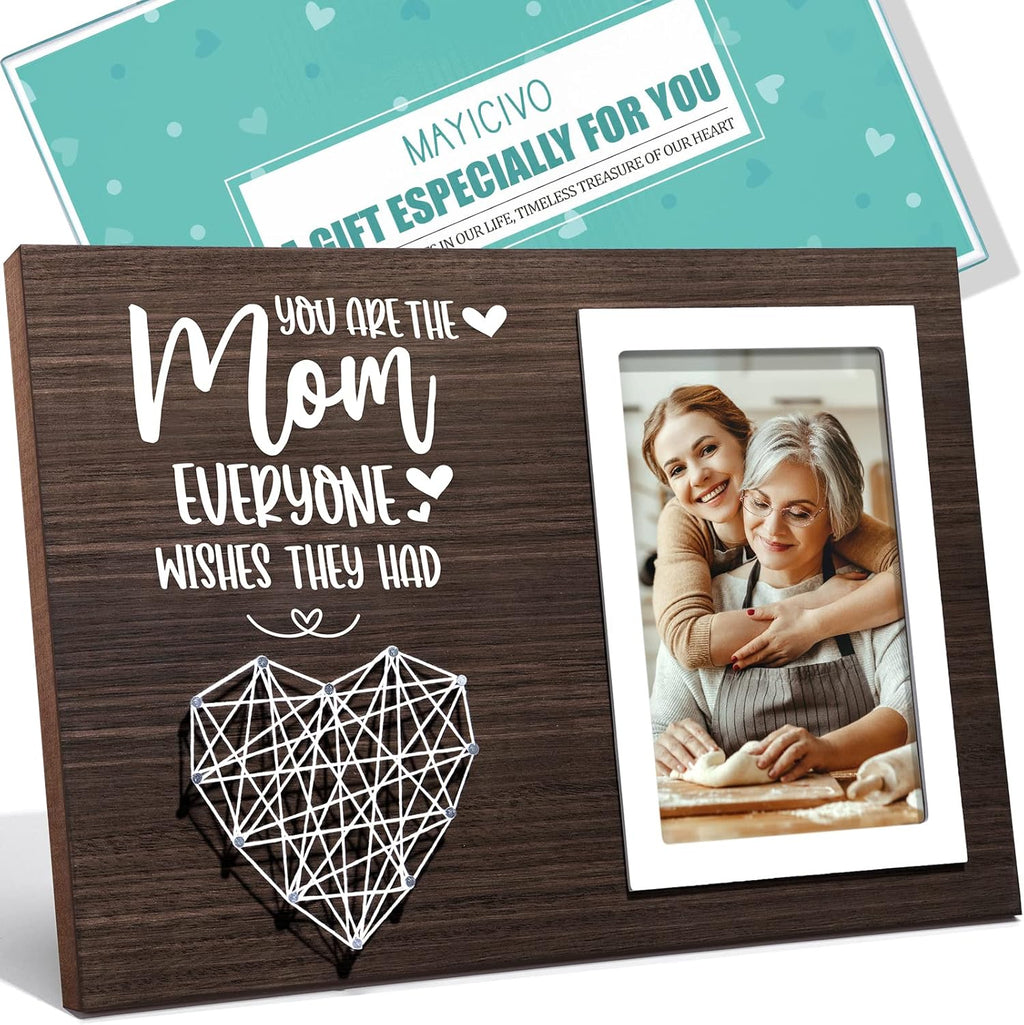 Best Mom Gifts Christmas Gifts for Mom from Daughter Son Kids, Mom Picture Frame Mother-in Law-Gifts New Mom Gifts for Women, Birthday Gifts for Mom Who Has Everything Mom Thanksgiving Gifts-4x6 Photo