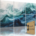 Acoustical Wall Panels, 72 X 48 Inches Art Acoustic Panels, Decorative Acoustic Panels, Acoustic Wall Panels, Sound Absorbing Wall Art, Aqua Dreams