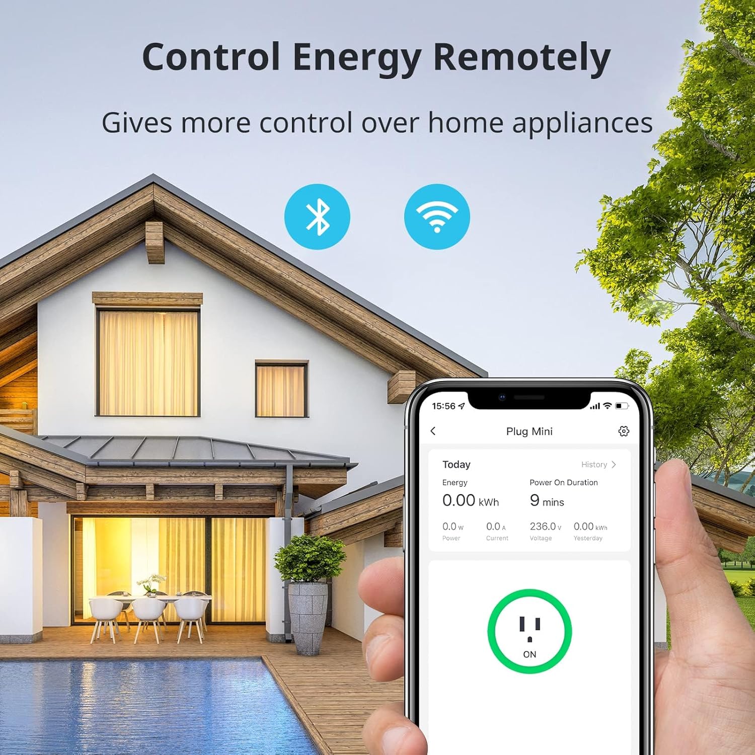 【2025 New】 SwitchBot Smart Plug Mini 15A(4 Pack) with Remote, Energy Monitor, Smart Home WiFi(2.4GHz), Compatible with Alexa & Google Home, APP Remote Control & Timer Function, No Hub Required