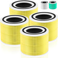 240 True HEPA Pet Care Replacement Filter 14 for Puro 240 Air Purifier,3-in-1 High-Efficiency HP-14 with Activated Carbon Filter,4 Pack,Yellow