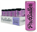 ProBaller Ultra Premium Zero Sugar Energy Drink - Natural & Clean NSF Certified Sport Drink with Amino Acids, Taurine, Biotin, Vitamin B 12 Methylcobalamin, & Electrolytes - 15 Pack - Wild Berry