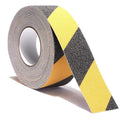 RELIANCER Anti Slip Safety Grip Tape 2inx60ft Non Skid Tread Safety Tape with High Traction Grit Yellow & Black Marking Self-Adhesive Tape Hazard Caution Warning Tape for Stairs Steps Deck