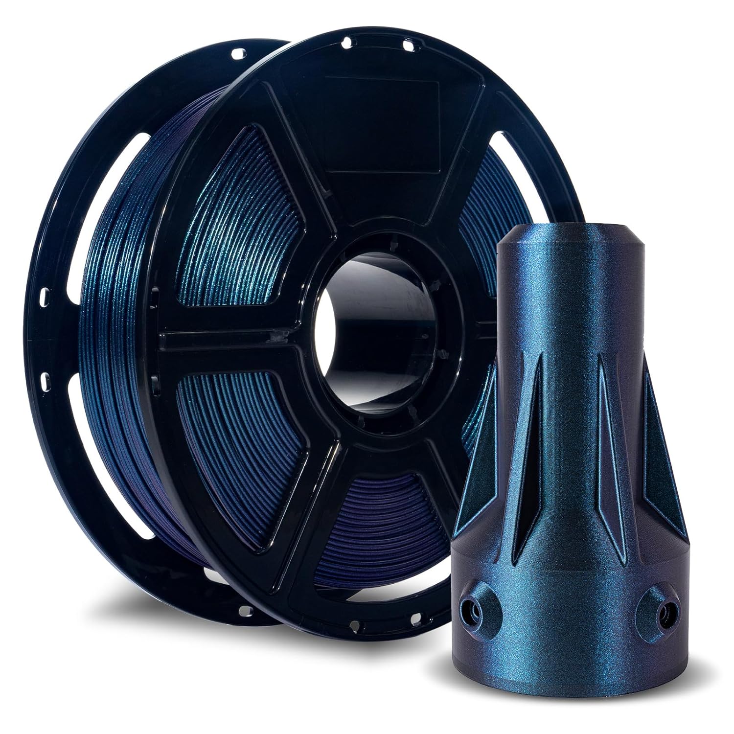 FLASHFORGE ASA Filament 1.75mm Burnt Titanium, 3D Printer Filament 1kg (2.2lbs) Spool, Dimensional Accuracy +/- 0.02mm, Durable, High UV-Resistant, Perfect for Printing Outdoor Functional Parts