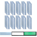Glow in The Dark Reflective Stickers 1 inch X 4 inch for Car, High Visibility Warning Safety Reflective Strips (100 Pcs)