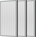 3 Packs HE601 H13 True HEPA Replacement Filter Compatible with Shark Air Purifier 6 HE601 & HE602, Part # HE6FKPET