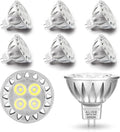 ALIDE 5W MR16 5000K Daylight White Led Bulbs GU5.3, MR16 20W 50 Watt Halogen Replacement, 12V Low Voltage Light Bulb for Accent Outdoor Landscape Track Lighting,Not Dimmable,500lm,38 Deg,6 Pack