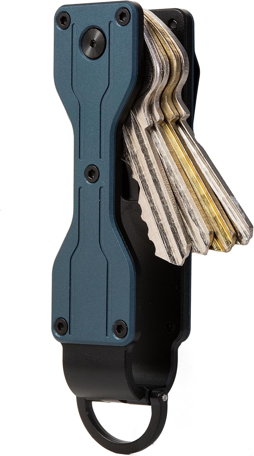 Key Organizer Minimalist Innovative Keyholder Compact Keys Organizer Smart KeyChain Secures 2-6 Keys