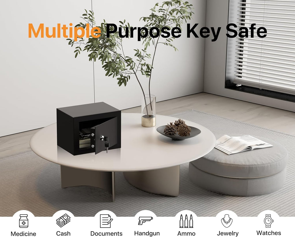 FORFEND Smart Home Safe | WiFi Safebox App Lock/Alarm | Voice Command, Kidnap Alarm, Tamper Detect, Frozen Mode, Sub Account| Digital Safes Anti Theft