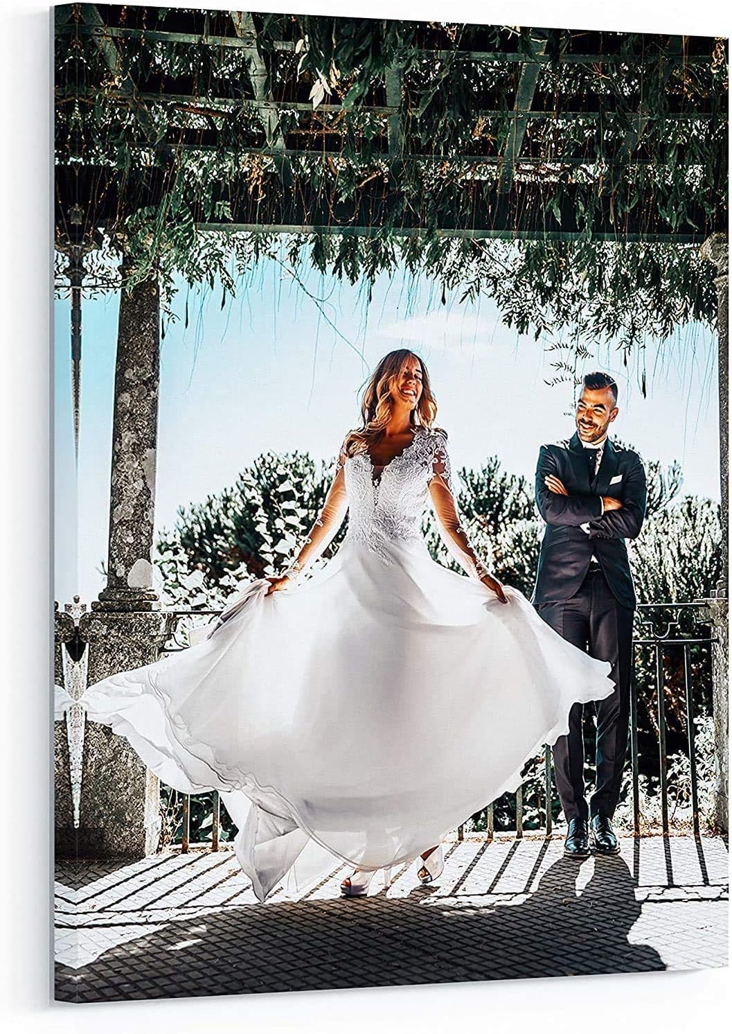 P&L ART. Personalized Custom Canvas Prints: Photo On Canvas Transform Your Photos into Stunning Framed Wall Art Digitally Printed Photo To Canvas Ideal for Home Decor Gifts Keepsakes Framed 18X24