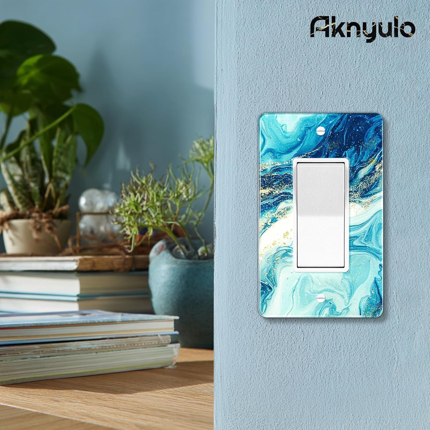Elegant Marble Bedroom Acrylic Light Switch Plates Outlet Covers Durable Wall Plate Acrylic Switch Plates And Outlet Covers Decorative Plates