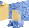 22 pack Acoustic Panels With Self-Adhesive, 12"X 12"X 0.4"Sound Proof Foam Panels, Sound Panels High Density, Soundproof Wall Panels for Home Studio Office Light Blue