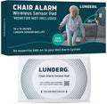 Lunderg Chair Alarm Wireless Sensor Pad - ADD-ON / Replacement - Pager NOT Included - Works with Early-Alert Bed Alarms - Fall Prevention for Elderly Dementia Patients