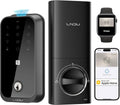 Smart Lock for Front Door HK01: Apple Home Ecosystem Fingerprint Keyless Door Lock, Supports Apple Home, App Remote Control Keypad Door Lock, Easy Installation Auto-Lock