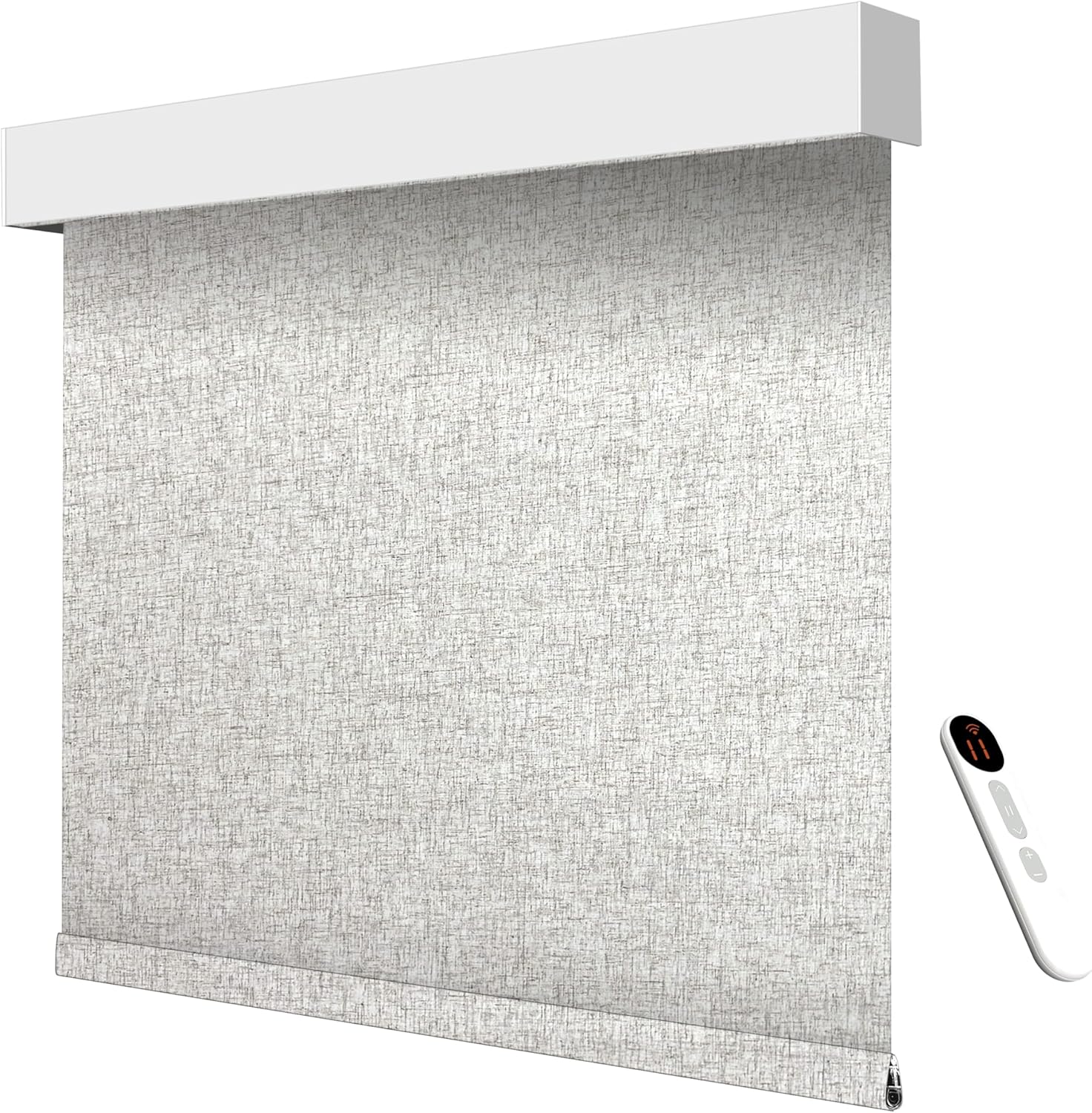 Smart Motorized Blinds – 100% Blackout Roller Shades with Remote, Alexa/Google Home/Siri Control, Matter Compatible, Wireless Rechargeable Battery, Custom Sizes for Windows & Sliding Doors