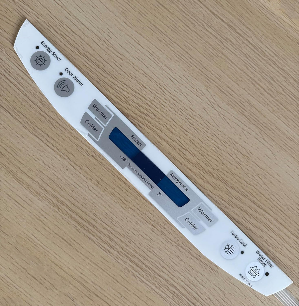 WR55X10689/ WR55X10930 Compatible with GE Refrigerator Control Membrane Switch Replaces AP4334073, 1477866, AH1766241, EA1766241, PS1766241 ﻿
