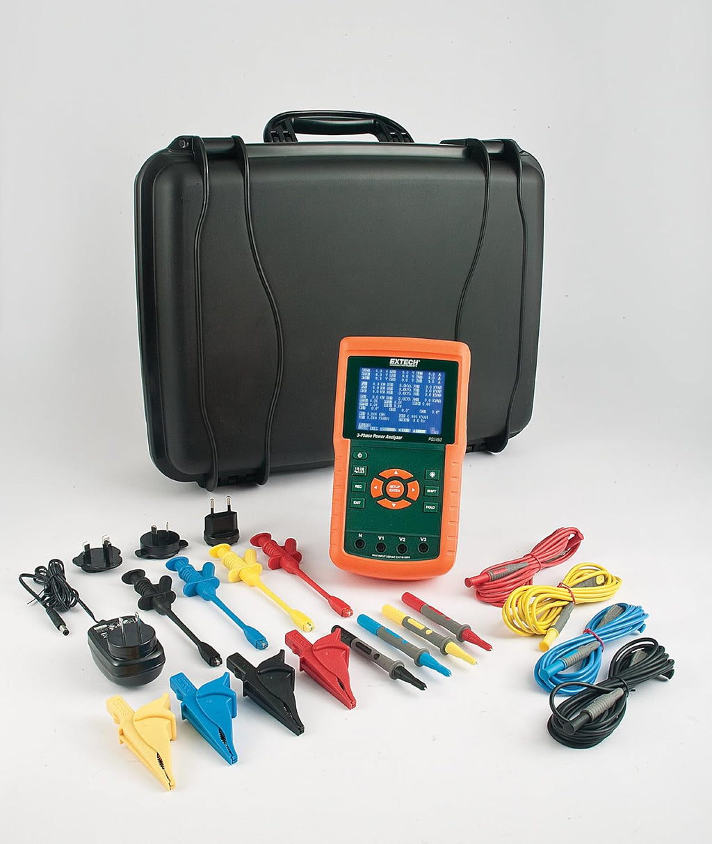 Extech PQ3450-3-Phase Power Analyzer & Datalogger
