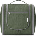 Narwey Hanging Toiletry Bag for Women Travel Makeup Bag Organizer Toiletries Bag Men for Cosmetics Essentials Accessories (Large, Army Green)