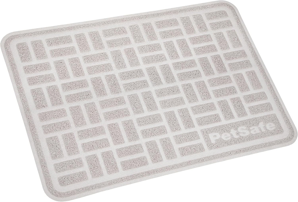 PetSafe Cat Litter Mat - Waterproof Litter Trapping Mat for Hygienic Clean Floors - Anti-Slip Double Layer Back - Cat-Friendly Texture for Sensitive Paws