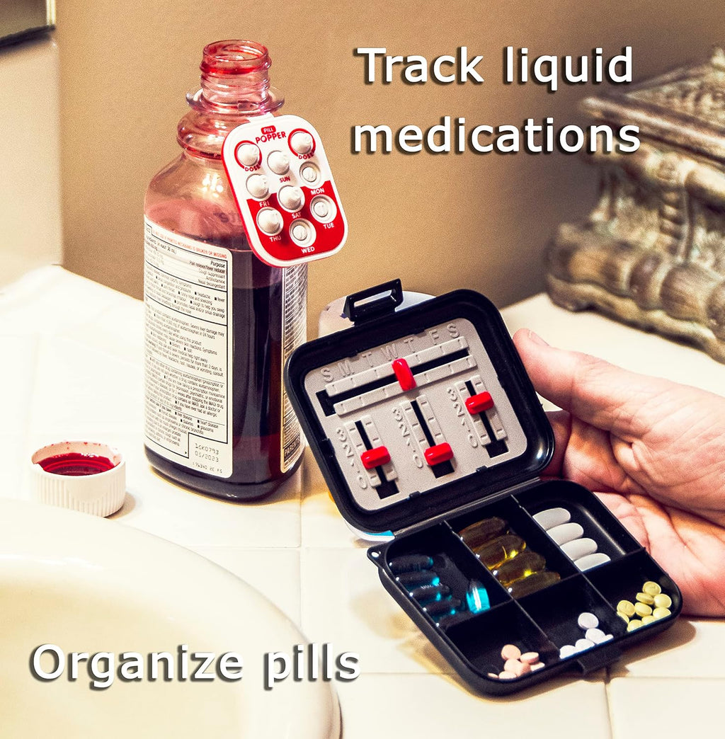 Pill Popper - Memory Aid Medication Dose Tracker (Bundle)