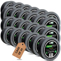 Wow Gaffers Tape 2 Inch Black - 50 Yards (Case of 24), Residue Free, Non-Reflective & Heavy-Duty - Professional Grade Gaff Tape - Ideal for Photography Backdrop, Cables, Cords & Floor Taping