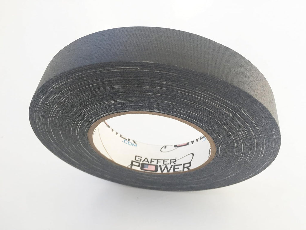 Professional Premium Grade Gaffer Tape - Black | Heavy Duty Pro Gaff Tape | Secures Cables | Holds Down Wires Leaves No Sticky Residue | Easy to Tear | Multipurpose | Better Than Duct Tape