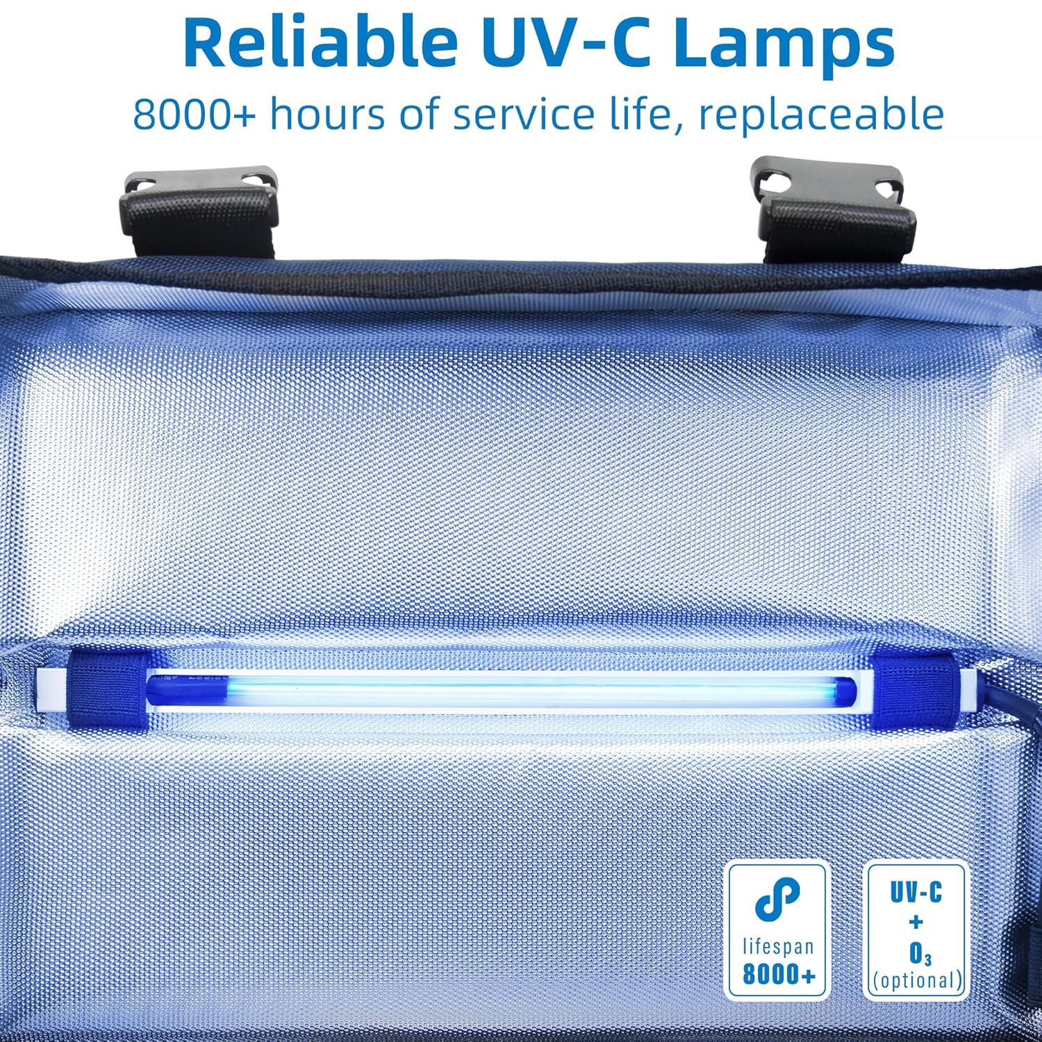 UV Sanitizer Box, 12L Ozone Portable Sanitizing and Cleaning Machine with 3-Level Timer, Foldable UV Cleaner Box for Toys, Mask, Towel, key Etc. Ozone UV Box ﻿
